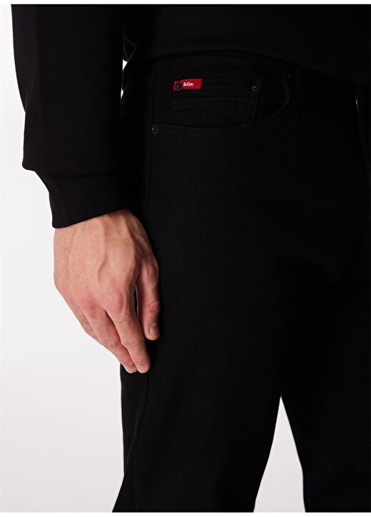 Lee Cooper JAGGER STAY BLACK Normal Bel Slim Fit Erkek Denim Pantolon 242 LCM 121038 4