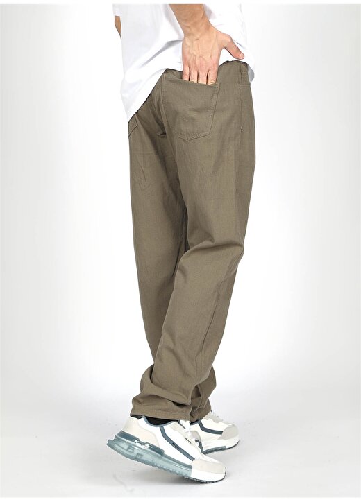 Lee Cooper Normal Bel Straight Yeşil Erkek Chino Pantolon 242 LCM 221002 RICKY ND 1 VIZON 3
