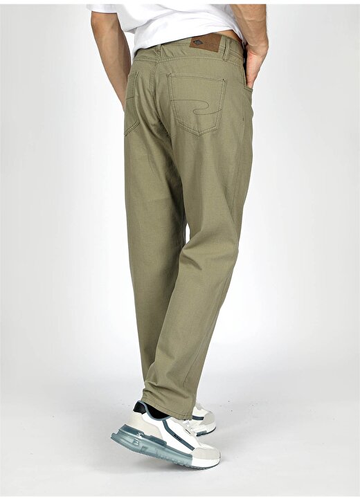 Lee Cooper Normal Bel Straight Yeşil Erkek Chino Pantolon 242 LCM 221002 RICKY ND 1 VIZON 4