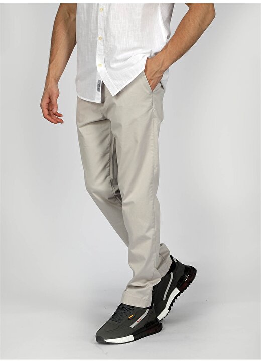 Lee Cooper Normal Bel Slim Fit Gri Erkek Chino Pantolon 242 LCM 221016 NEW CHINO 2 A. GRİ 3