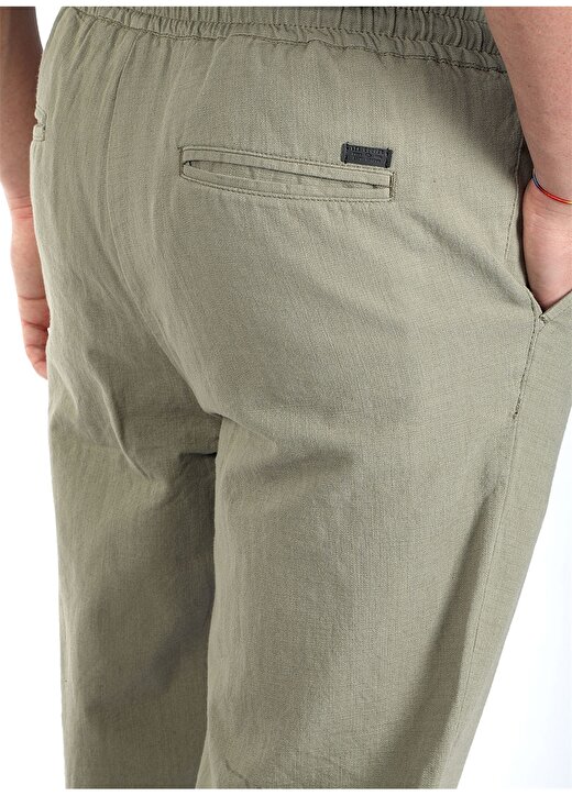 Lee Cooper Normal Bel Regular Fit Haki Erkek Chino Pantolon 242 LCM 221004 NEW BEACH HAKİ 4