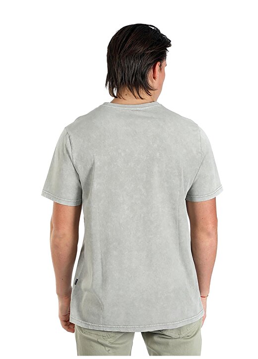 Lee Cooper Yuvarlak Yaka Haki Erkek T-Shirt 242 LCM 242018 NEW DRAWING A. HAKİ 3