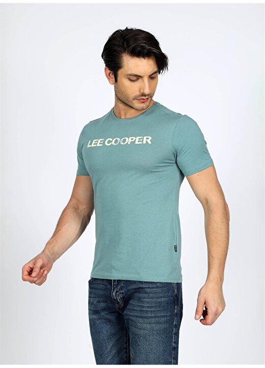 Lee Cooper Yuvarlak Yaka Antrasit Erkek T-Shirt 242 LCM 242018 NEW DRAWING ANTRASİT 3