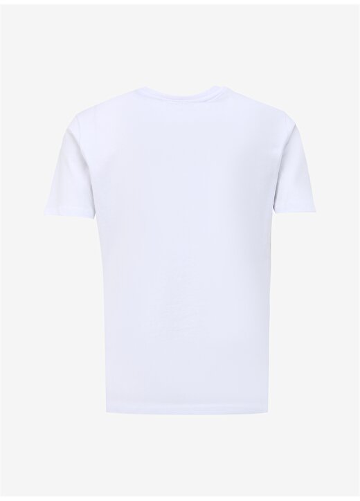 Lee Cooper Yuvarlak Yaka Beyaz Erkek T-Shirt 242 LCM 242004 TESSE BEYAZ 2