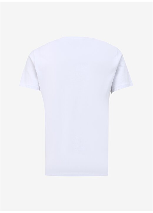 Lee Cooper Yuvarlak Yaka Beyaz Erkek T-Shirt 242 LCM 242003 ALVIN BEYAZ 2