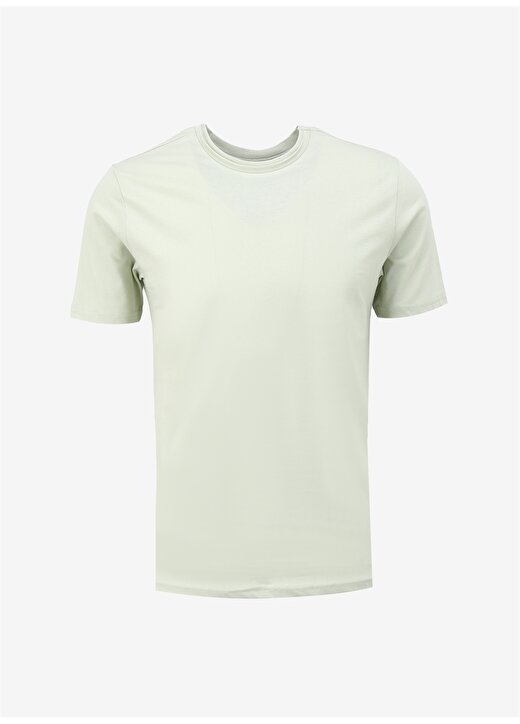 Lee Cooper Yuvarlak Yaka Yeşil Erkek T-Shirt 242 LCM 242015 GAEL MINT 1