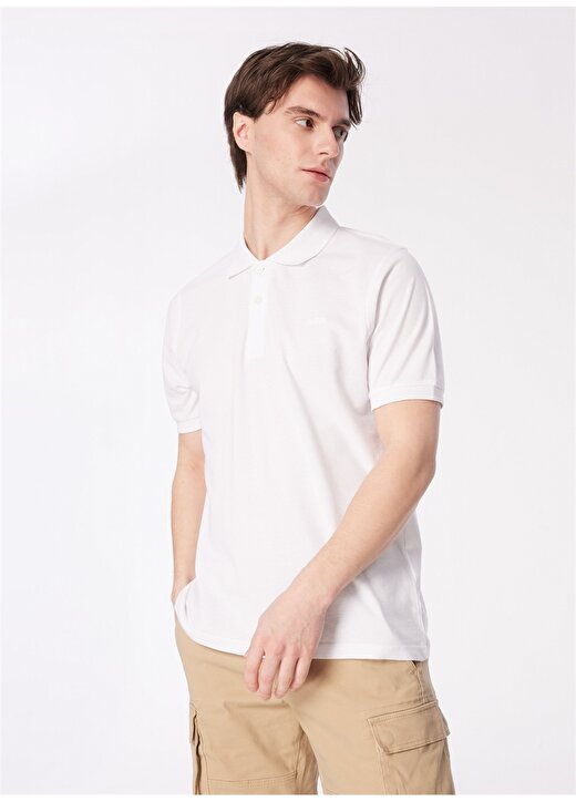 Lee Cooper Beyaz Erkek Polo T-Shirt 242 LCM 242025 TWINS BEYAZ 4