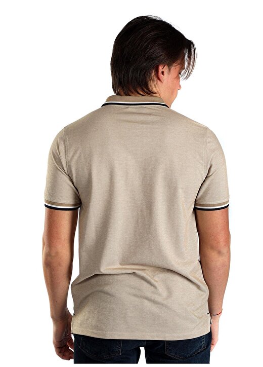 Lee Cooper Bej Erkek Polo T-Shirt 242 LCM 242029 JASEC BEJ 3
