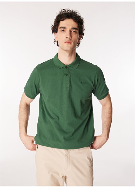 Lee Cooper Yeşil Erkek Polo T-Shirt 242 LCM 242025 TWINS K. YEŞİL 3