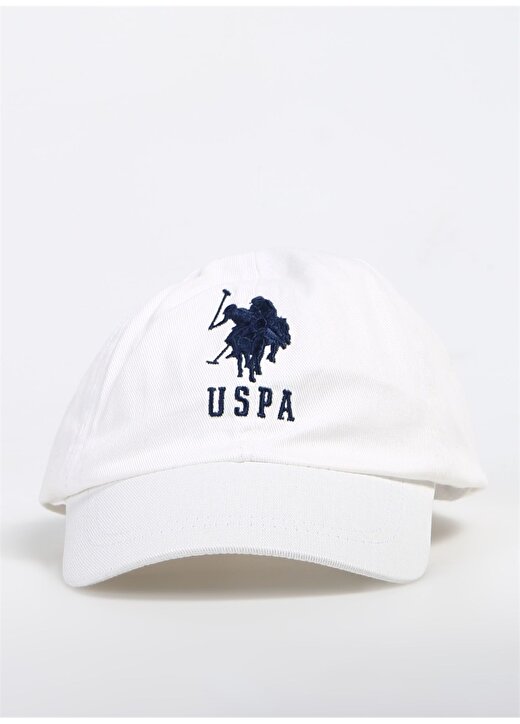 U.S. Polo Assn. Beyaz Erkek Çocuk Şapka PEDRO-KIDS-IY24 1