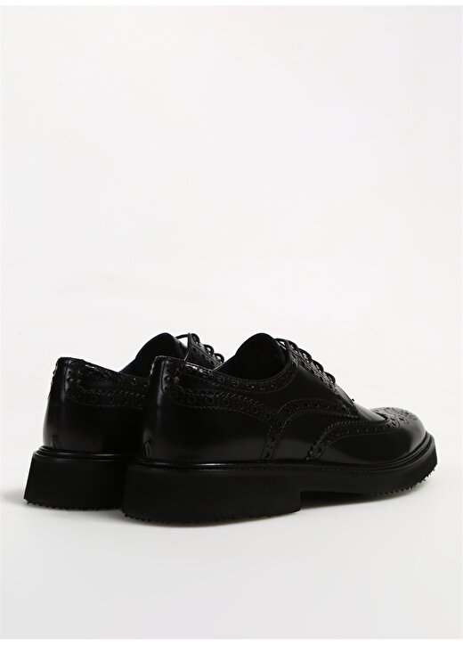 Brooks Brothers Deri Siyah Erkek Klasik Ayakkabı BBSS24MCL002 3