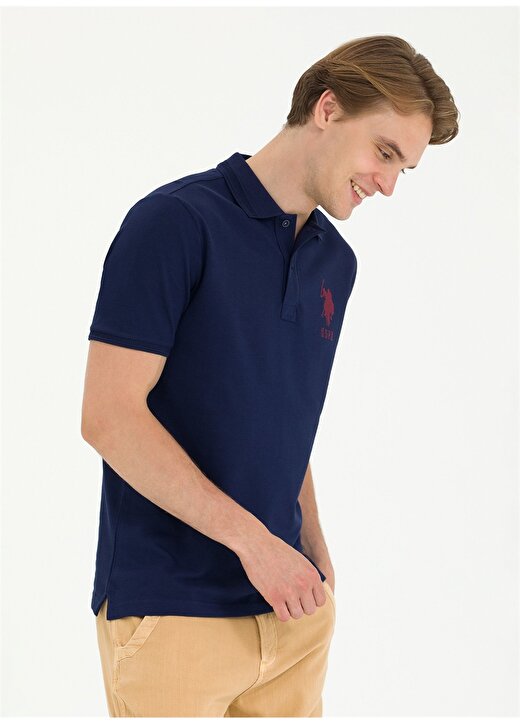 U.S. Polo Assn. Lacivert Erkek Regular Fit T-Shirt JAMA 1