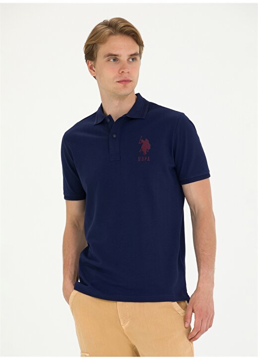 U.S. Polo Assn. Lacivert Erkek Regular Fit T-Shirt JAMA 3