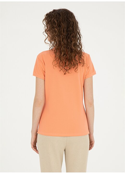 U.S. Polo Assn. Somon Kadın Slim Fit Polo T-Shirt GTP-IY24 4