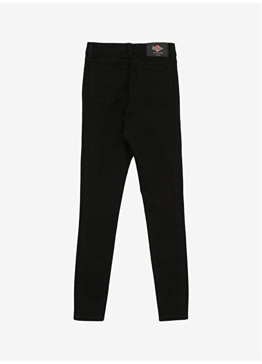 Lee Cooper JAYCEE AKERMAN BLACK Yüksek Bel Dar Paça Super Skinny Siyah Kadın Denim Pantolon 242 LCF 121021 2