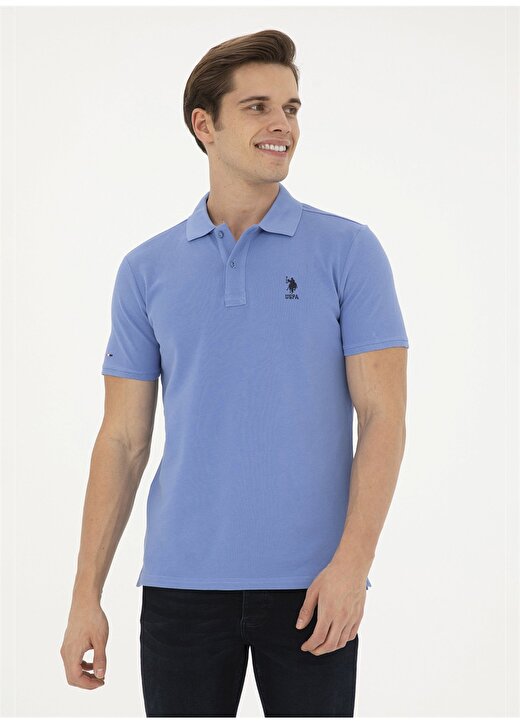 U.S. Polo Assn. Koyu Mavi Erkek Slim Fit T-Shirt TP04IY024 1
