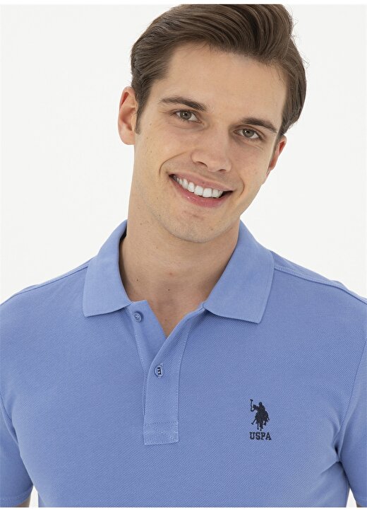U.S. Polo Assn. Koyu Mavi Erkek Slim Fit T-Shirt TP04IY024 2