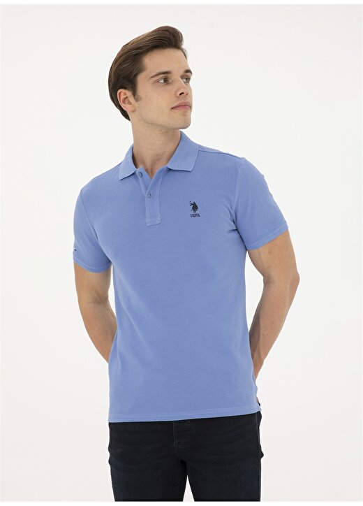 U.S. Polo Assn. Koyu Mavi Erkek Slim Fit T-Shirt TP04IY024 3