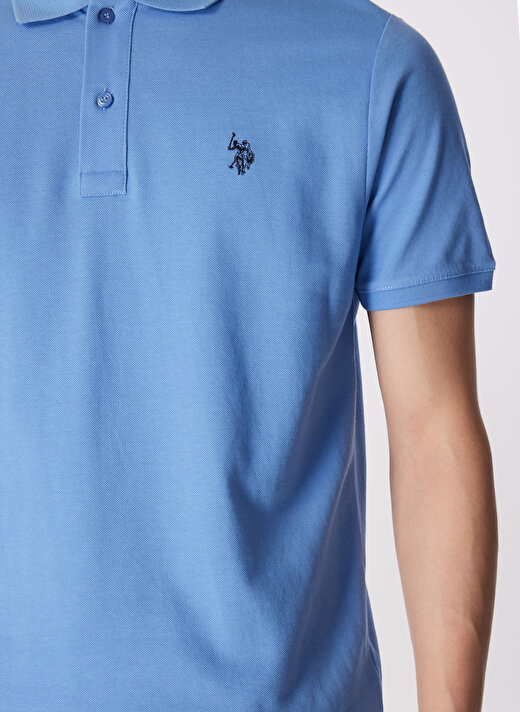 U.S. Polo Assn. Polo Yaka Koyu Mavi Erkek T-Shirt GTP04IY024 4