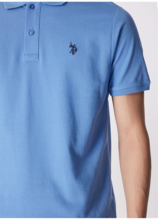 U.S. Polo Assn. Polo Yaka Koyu Mavi Erkek T-Shirt GTP04IY024 4