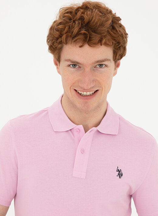 U.S. Polo Assn. Pembe Erkek Slim Fit T-Shirt GTP04IY024 2