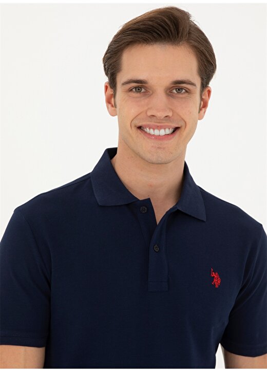 U.S. Polo Assn. Lacivert Erkek Slim Fit T-Shirt GTP04IY024 2