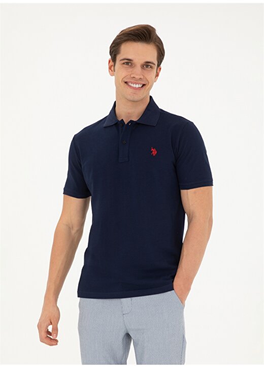U.S. Polo Assn. Lacivert Erkek Slim Fit T-Shirt GTP04IY024 3
