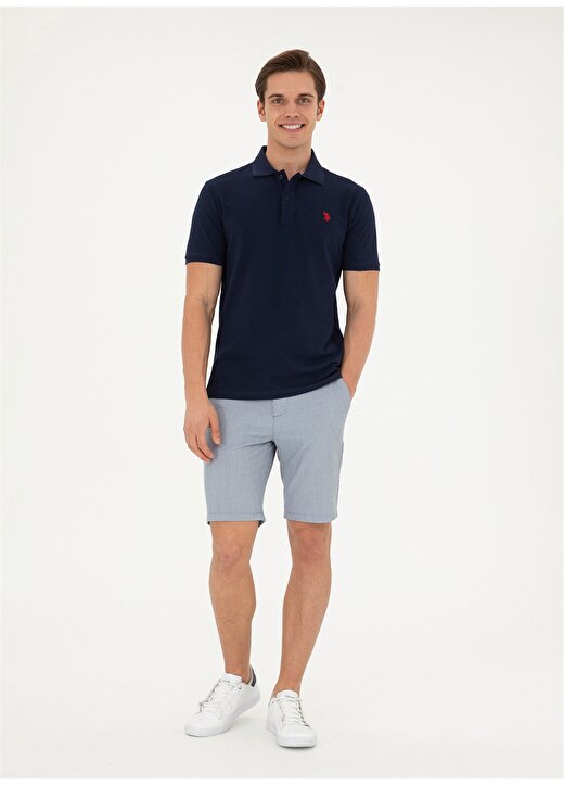 U.S. Polo Assn. Lacivert Erkek Slim Fit T-Shirt GTP04IY024 4