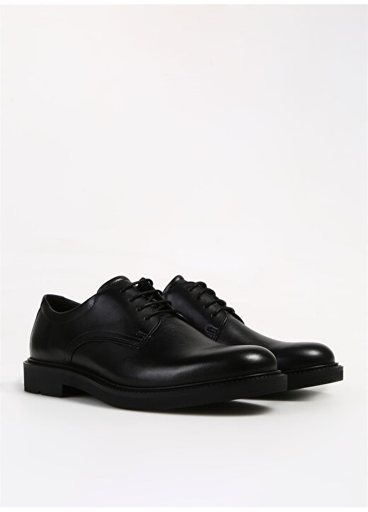 Ecco Siyah Erkek Deri Klasik Ayakkabı Metropole London Black Santiago 2
