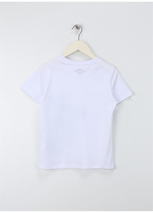 Lee Cooper Baskılı Beyaz Erkek T-Shirt 242 LCB 242006 DAIRO BEYAZ 2