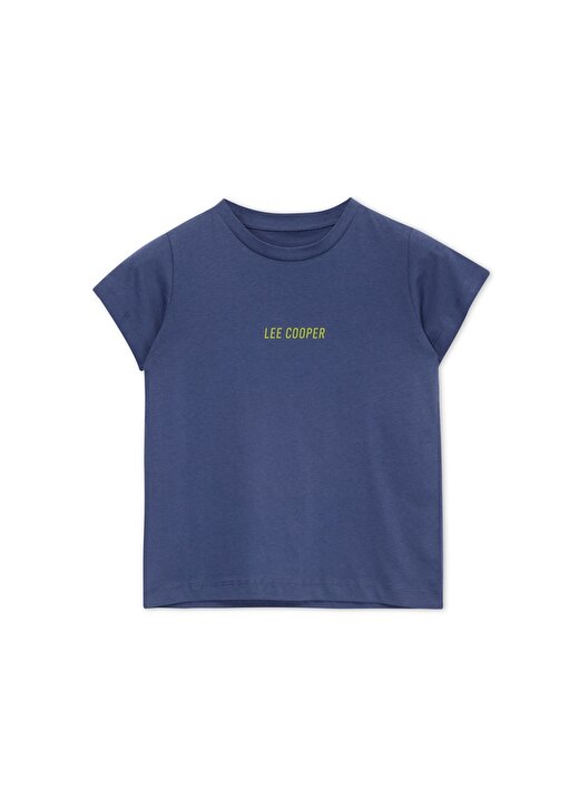Lee Cooper Baskılı Lacivert Erkek Çocuk T-Shirt 242 LCB 242007 MINISO LACİVERT 1