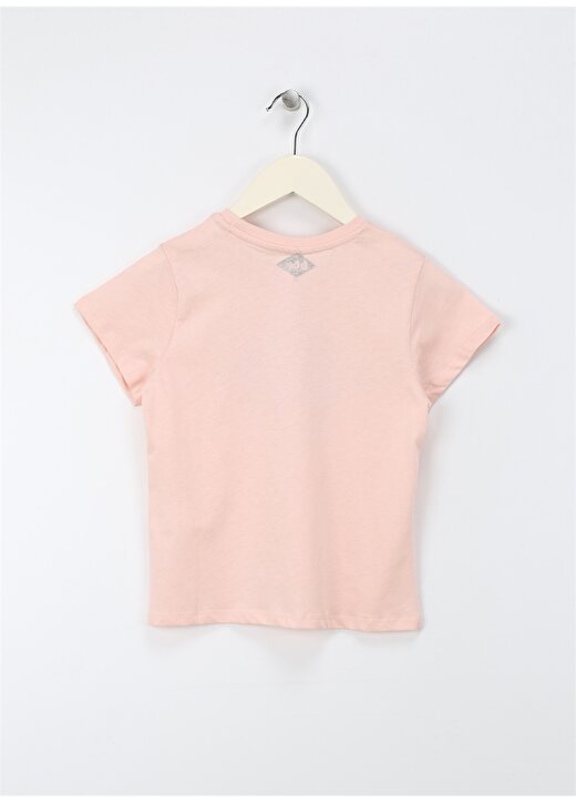 Lee Cooper Baskılı Pudra Kız Çocuk T-Shirt 242 LCG 242003 FLOWERS PUDRA 2