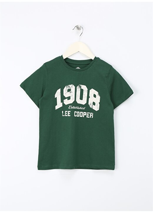 Lee Cooper Baskılı Yeşil Erkek Çocuk T-Shirt 242 LCB 242003 LEGOS YEŞİL 1