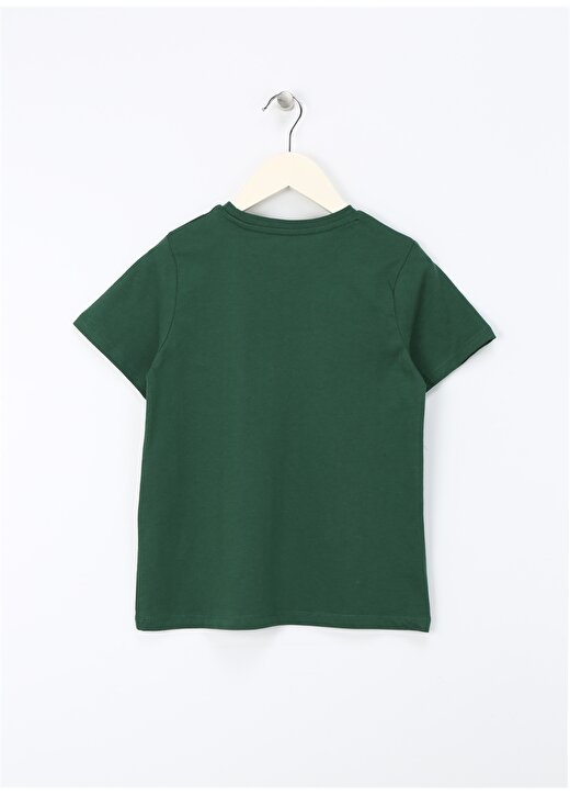 Lee Cooper Baskılı Yeşil Erkek Çocuk T-Shirt 242 LCB 242003 LEGOS YEŞİL 2