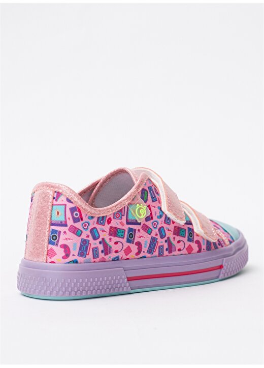 Pembe Kız Çocuk Sneaker 3