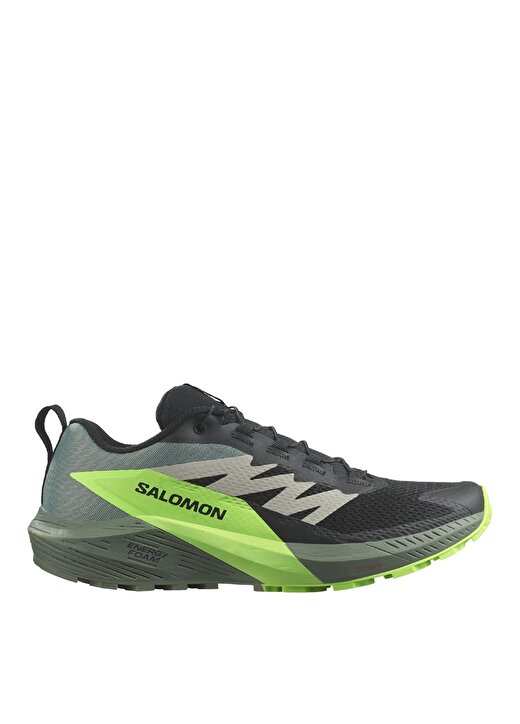 Salomon Siyah - Yeşil Koşu Ayakkabısı L47311100_SENSE RIDE 5 1