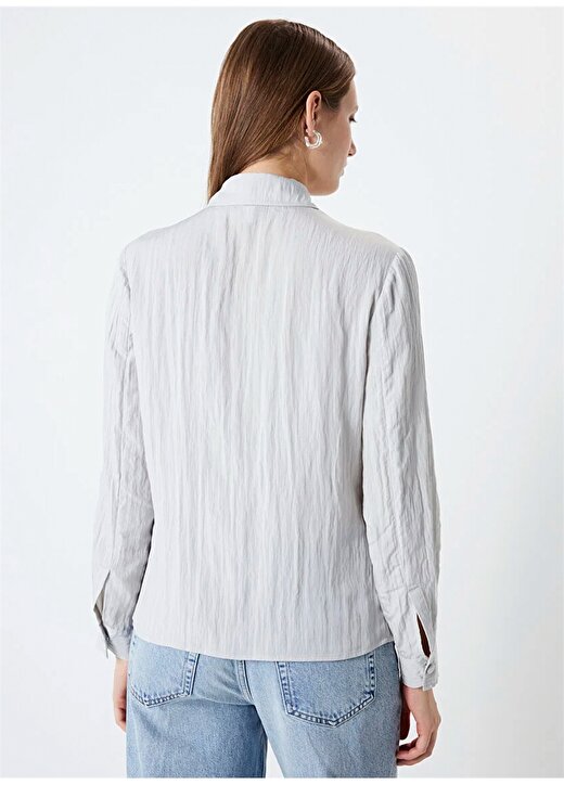 İpekyol Normal Gömlek Yaka Taş Kadın Gömlek IS1240025061030 4