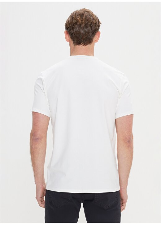 Altınyıldız Classics Beyaz Erkek T-Shirt 4A4824200007 4