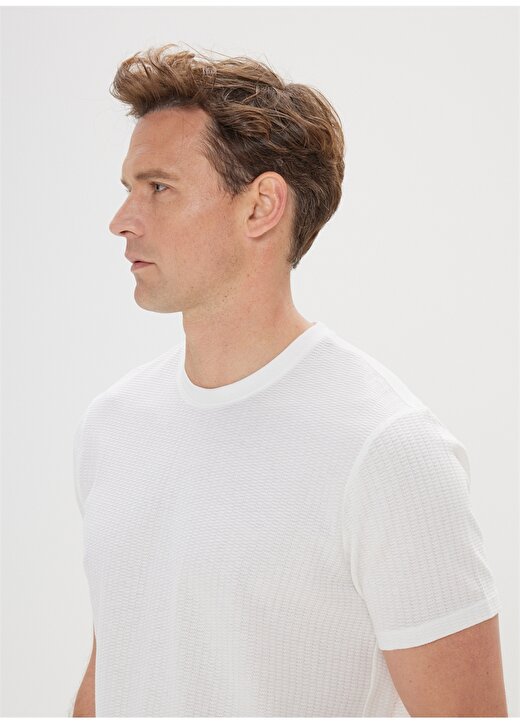 Altınyıldız Classics Beyaz Erkek T-Shirt 4A4824200021 4