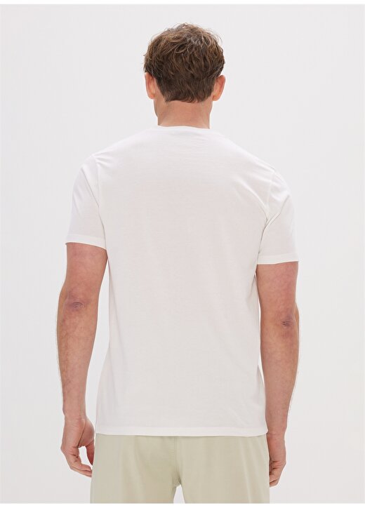 Altınyıldız Classics Beyaz Erkek T-Shirt 4A4824200038 4