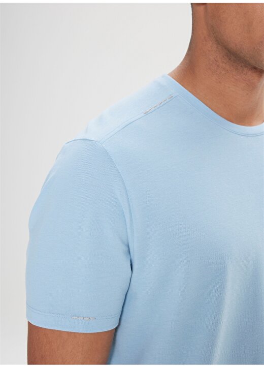 Altınyıldız Classics Açık Mavi Erkek T-Shirt 4A4824200060 4