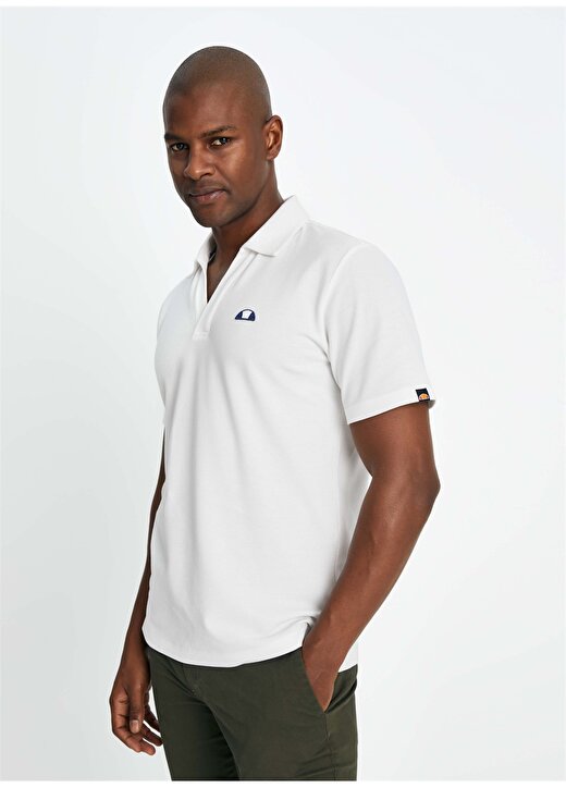 Ellesse Kırık Beyaz Erkek Standart Fit Polo T-Shirt EM146-OF 2