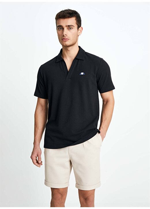 Ellesse Siyah Erkek Polo T-Shirt EM146-BK 1