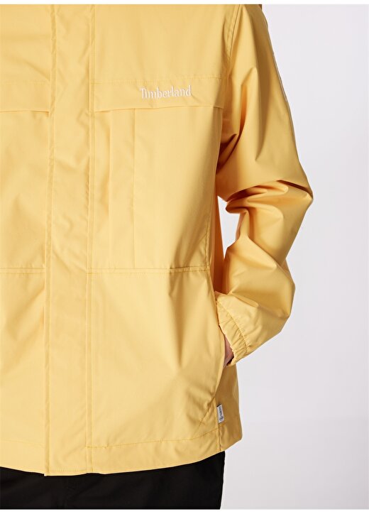 Timberland Sarı Erkek Kapüşon Yaka Standart Fit Waterproof Mont TB0A5XRSEG41_ 4