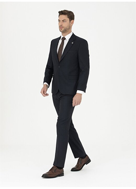 Pierre Cardin Normal Bel Slim Fit Lacivert Erkek Takım Elbise E19371/ST 1