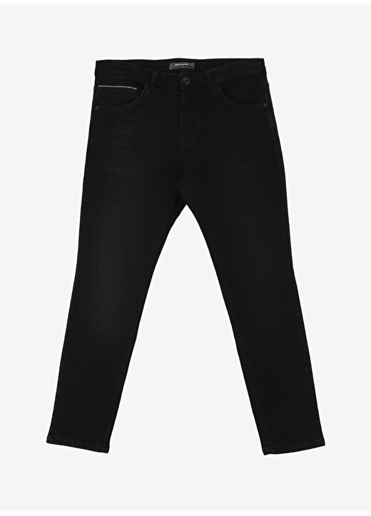 Pierre Cardin Normal Bel Normal Paça Slim Fit Siyah Erkek Denim Pantolon ZENIT 1