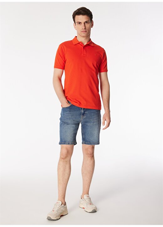 Pierre Cardin Düz Kırmızı Erkek Polo T-Shirt SUNNY 2