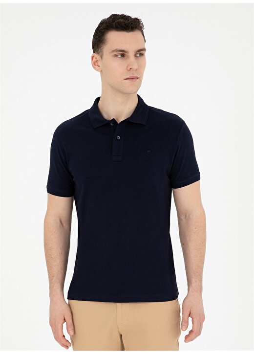 Pierre Cardin Düz Lacivert Erkek Polo T-Shirt SUNNY 1