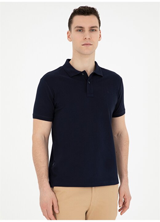 Pierre Cardin Düz Lacivert Erkek Polo T-Shirt SUNNY 3