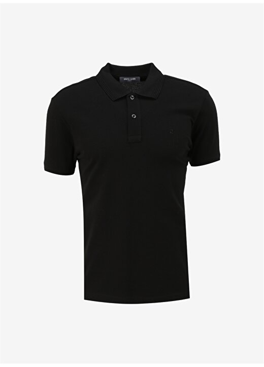 Pierre Cardin Düz Siyah Erkek Polo T-Shirt SUNNY 1